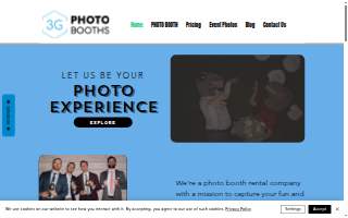 3G PhotoBooths website