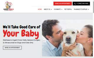 Caring Hearts Animal Clinic website