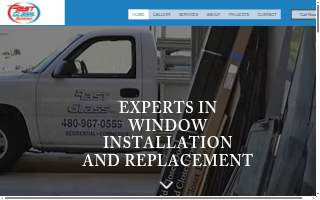 Fast Glass AZ website