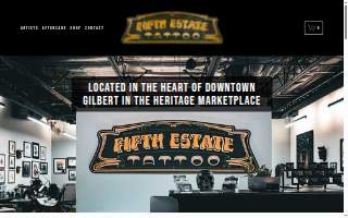 Fifth Estate Tattoo website