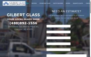 Gilbert Glass Corp website