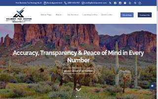 Gilbert Tax Center website