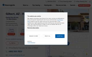 HearingLife of Gilbert AZ website