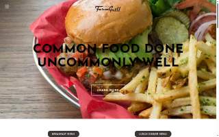 Joe's Farm Grill website