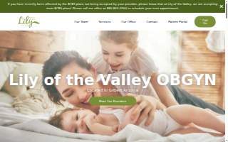 Lily of the Valley ObGyn website