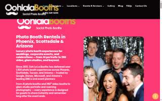Ooh la la Booths website