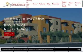 Ayala Insurance Services website