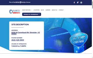 Clean Freak Car Wash of Glendale website
