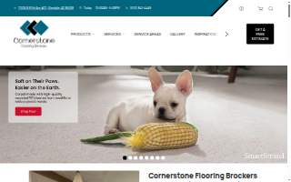 Cornerstone Flooring Brokers website