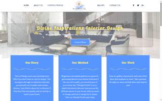 Divine Inspirations Interior Design website