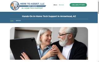 Here To Assist, LLC - In-Home Tech Services website
