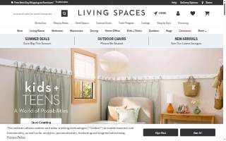 Living Spaces of Glendale website