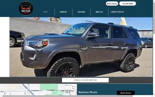 Medinas Auto Body LLC website