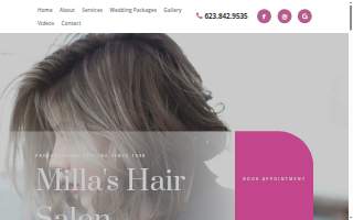 Milla's Hair Salon, LLC Glendale AZ - Women's & Men's Haircuts website