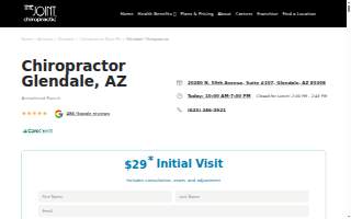 The Joint Chiropractic website