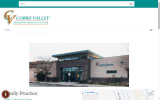 Cobre Valley Family Practice website