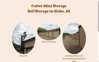 Cutter Mini Storage website