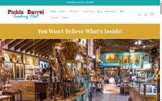 Pickle Barrel Trading Post website