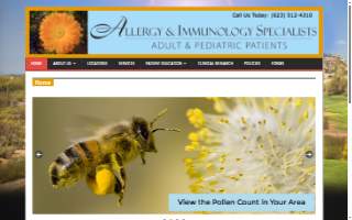 Allergy&immunology Specialist website