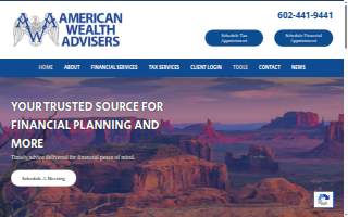 American Wealth Advisers of Goodyear website