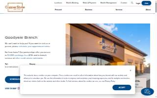 Copper State Credit Union of Goodyear website