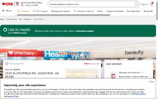 CVS Pharmacy website
