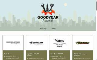 Goodyear Auto Mall website