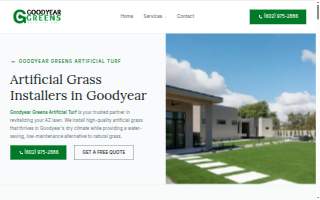 Goodyear Greens Artificial Turf website