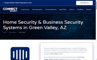 Connect Security of Green Valley website