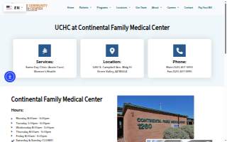 Continental Family Medical Center website