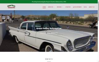 Green Valley Automotive website