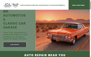 Mr. Automotive AZ & Classic Car Garage of Green Valley website