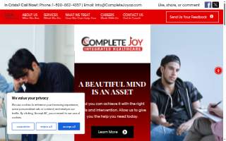 Complete Joy Behavioral Health LLC website