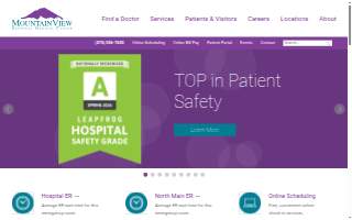 Mountainview Vision Center website