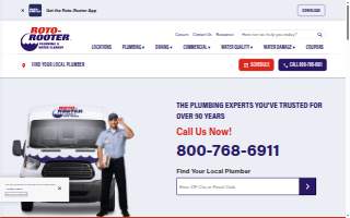 Roto-Rooter Plumbing & Water Cleanup of Pearl website