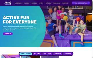 Altitude Trampoline Park - Franklin website