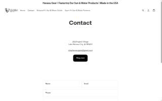 Havasu Gear website