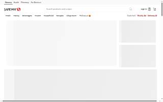 Safeway Pharmacy website