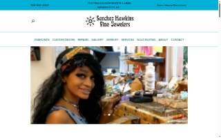 Sanchez Hawkins Fine Jewelers website