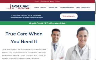 TrueCare Urgent Care website