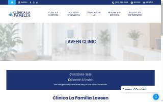 Clinica La Familia Laveen website