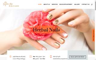 Herbal Nails And Spa In Laveen website