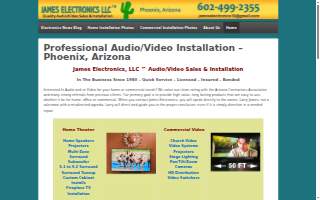 James Electronics of Laveen website