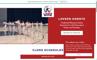 Laveen Karate website