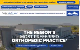 OrthoArizona – Avondale website