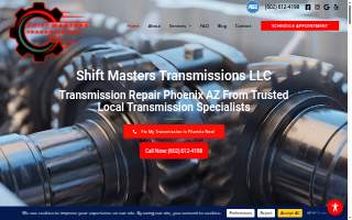 Shift Masters Transmissions - Transmission Shop in Phoenix website