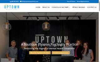 Uptown Psychiatry website