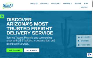 Xcel Delivery Services of Laveen website
