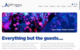 Arizona Party Rental of Marana website