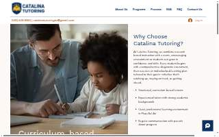 Catalina Tutoring website